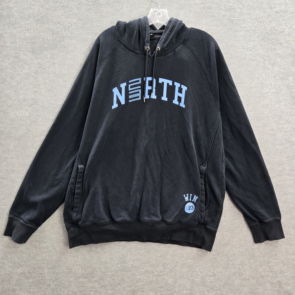Air Jordan Men Hoodie XL Black Fleece North Win 23 Athletic Logo Sweatshirt